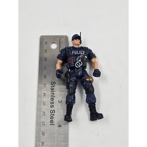 Chap Mei Police Swat Team Force Negotiator 3.75" Action Figure